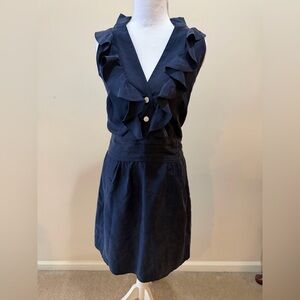 Sunner Boutique Deep Navy Mini Halter Dress Size 6